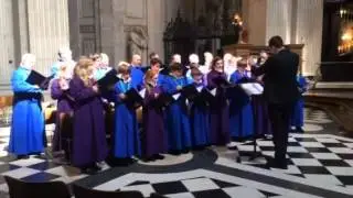 Wakefield Cathedral Choir singing Who Are These? by B. Rose