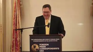 The Foreign Press Centers' Ryan Roberts Speaks at 2023 Foreign Press Awards