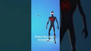 Fortnite Shadow Play Dog 🐶  Emote (Chapter 4 Season 3) #shorts #fortnite #emote #funny #spiderman