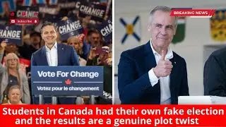 Students in Canada had their own fake election and the results are a genuine plot twist│News podcast