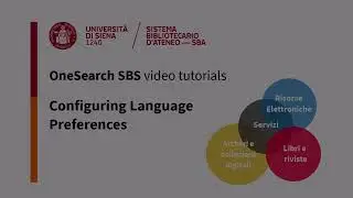 Configuring language preference