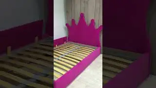 Детская кровать для принцессы #дизайнерскаямебель #детскаякровать #кроватка #кроватьназаказ