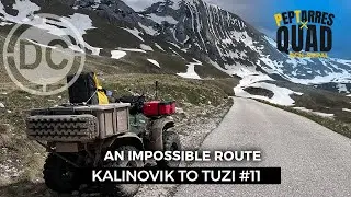 SNOWY ROUTE on the side of a CLIFF (the quad almost fell off...) | Day 11: Montenegro