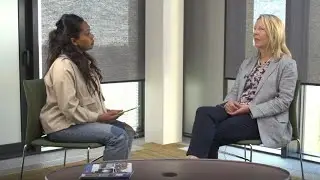 Birmingham student Rumali interviews Pro Vice Chancellor, Professor Kathy Armour