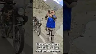 European Riders in Himalayas. #music #love #travel #himalayanrider #himalayas #motorbikeriding