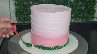 BOLO SAFARI BABY | WAVE CAKE | GRAMINHA COMEST&Iacute;VEL | ATELI&Ecirc; DOCE - LIDIANE OLIVEIRA