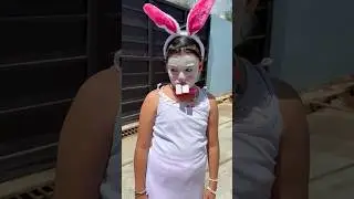 Las minis se disfrazan de conejas #comedy