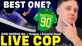 LIVE COP: AIR JORDAN 1 LOW VOODOO & NIKE GRATEFUL DEAD!