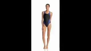 Speedo Quantum Spliced Super Proback One Piece Swimsuit | SwimOutlet.com