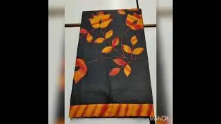 Cotton patch work sarees