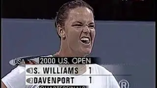United States Open 2000 QF  Davenport vs Serena Williams 1 of 2