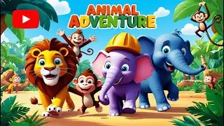 Animal Adventure Rhyme (Kids Learning) 