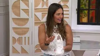 Skechers D'Lites_Floral Lace-Up Sneakers - Sunlit Garden on QVC