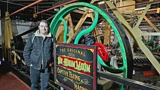 The inside mechanics of Sir Hiram Maxim's Flying Machine | Blackpool Pleasure Beach Resort