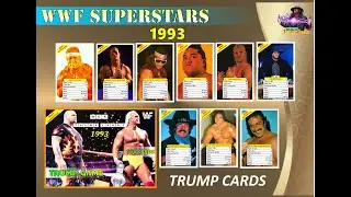 WWF SUPERSTARS TRUMP CARDS 1993