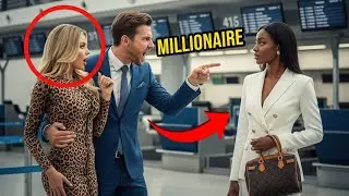MILLIONAIRE MOCKS HIS BLACK EX-WIFE AT THE AIRPORT… THEN AN $80M PRIVATE JET CHANGES EVERYTHING