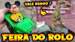 VALE R$800? DISNEY 100 ANOS, ACTION FIGURES, CAÇANDO RARIDADES na FEIRA DO ROLO