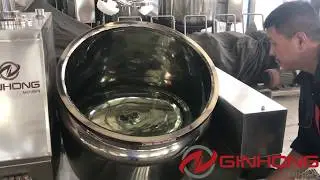 RS-200 tilt-able vacuum emulsifying mixer machine with electric heating