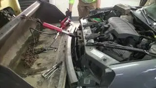 2007 Pontiac Grand Prix part 1 - Backyard radiator support straightening