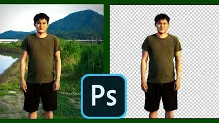 Quick Selection tool  ထဲက Select Subject  &  Select and mask သုံးျပီး ေနာက္ခံျဖတ္နည္း