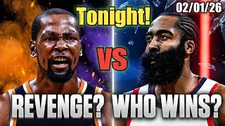 SUNS vs CLIPPERS: The Revenge Game! 🔥 | KD vs Harden Duel (Feb 1, 2026)