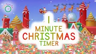 1 Minute Christmas Timer - Kids Visual Timer