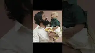 Superstar yash with Daughter ayra yash and son yatharv # shorts