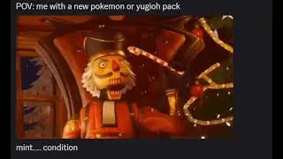 How it feels to get a mint condition out of a Yu-gi-oh or Pokemon pack