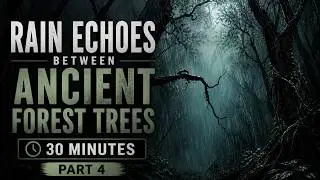Rain Echoes Between Ancient Forest Trees.  Part 4