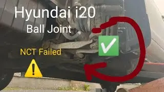 How to check if Ball joint is bad on Hyundai i20 2007- 2014 NCT failed 🥺⚠️