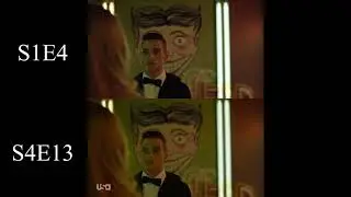 Mr. Robot scene comparison (S1E4 vs. S4E13)