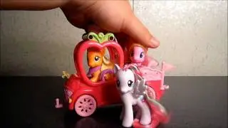 MLP FIM Blossomforth, Shine Bright Pinkie Pie and Farm Truck
