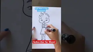 How to Draw Amber From Elemental #drawing #art #amberfromelemental #elemental #cartooning