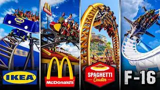 All ONRIDE Experiences in my Wacky Theme Park... (Planet Coaster 2)