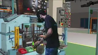 VR Safety Training on Two-Hand Operation Machine Safety | Virtual Reality Simulations