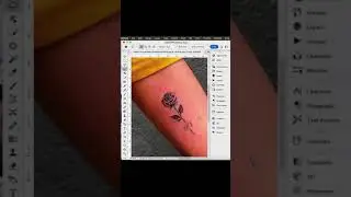 Easy way to Remove Tattoo   Photoshop Tutorial  #mkedits
