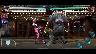 [Free to play: Injustice 2 Mobile] - Solo Raid The Last Contract H7T1 TK Gorilla Grodd ONE SHOT