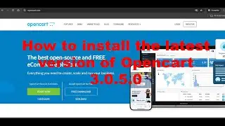How to install the latest OpenCart version 3x using localhost