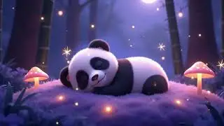 Dreamy Panda Lullaby🐼 | Calming 30-Min Sleep Music for Babies & Toddlers🌙💤| Fuzzy Hugs! Original ✨