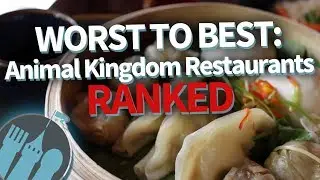 WORST TO BEST!: Disney World Animal Kingdom Restaurants RANKED!