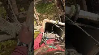 Rigging rope fails! Thankfully nothing was damaged 😳 #treeservice #fails #oaktree #closecall
