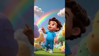 Rainbow fruits song for kids 🌈🍎Learn colors and fruits in a fun way 🎵#fruitsong#rainbow⭐🌝💗