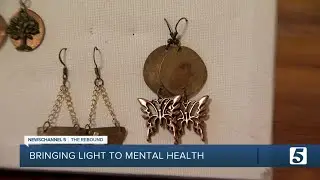 Local business owner using jewelry to highlight mental health awareness