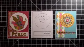 CraftyRia's Card Sketch #25 Plus a Recycled Christmas Card