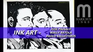 Drawing: JoWaPao - Eat Bulaga | Mark Sun Inks
