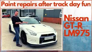Nissan GT-R LM 975 - Bodywork and Paint Repairs - Repairing Stone Chips - Track Day Damage