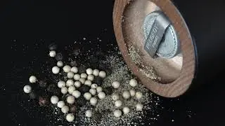{ASMR} Pepper Mill Grinder Food- 1 Hour 1080p HD Tingle Sounds For Sleep Relax Study (NO TALKING)