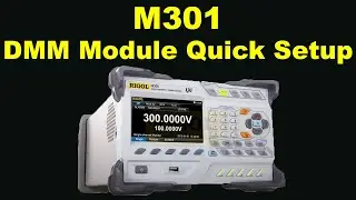 RIGOL M301 quick setup Data Acquisition System with 6.5digit DMM module fitted
