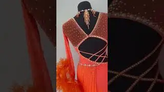 Vivid Plume Ballroom Dress