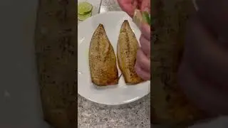 Мой любимый рецепт жареной на воздухе скумбрии